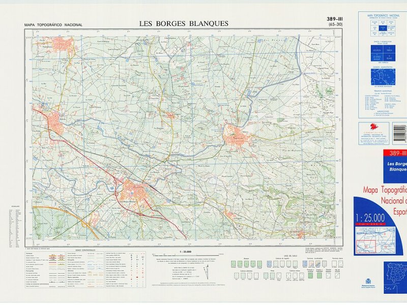 Borges Blanques, Les