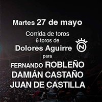 CORRIDA DE TOROS 27 MAYO 2025