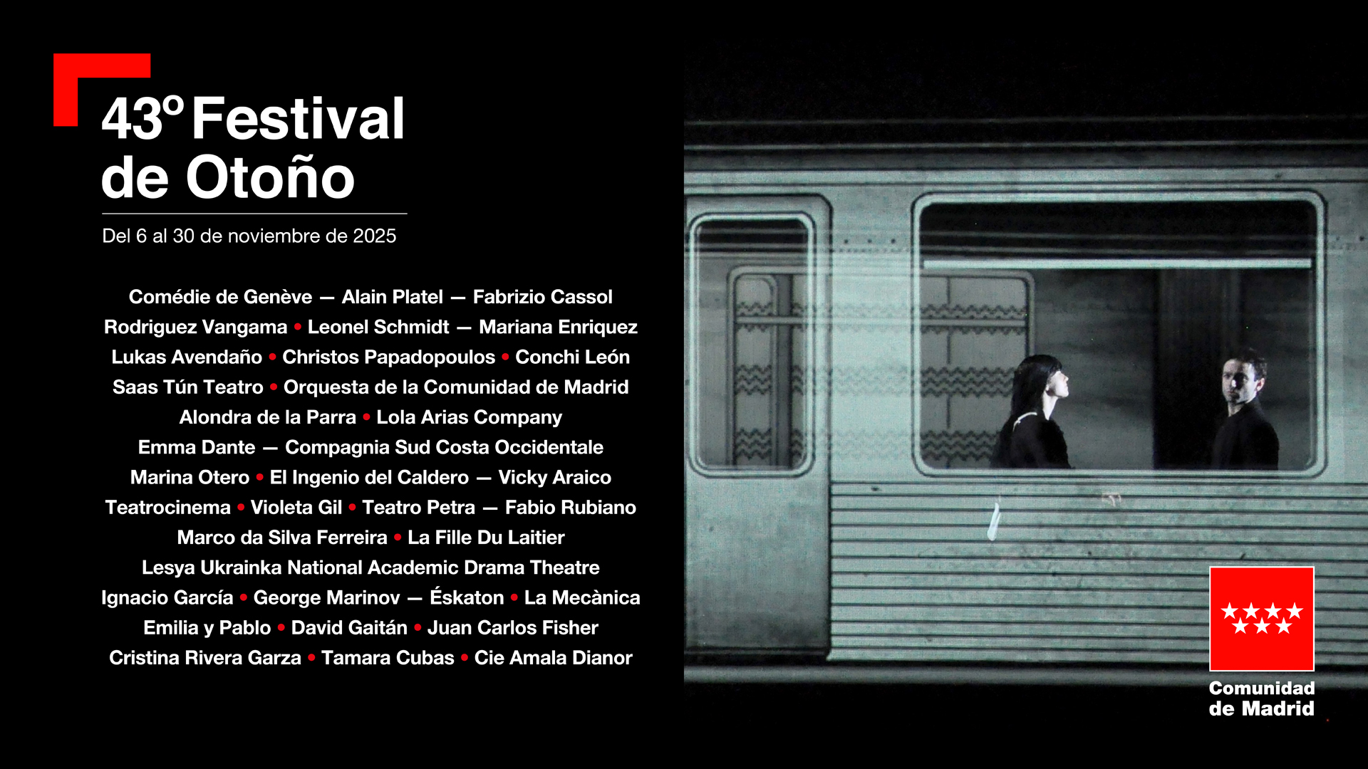 El Festival de Otoño de la Comunidad de Madrid  se abre a Hispanoamérica y a la juventud